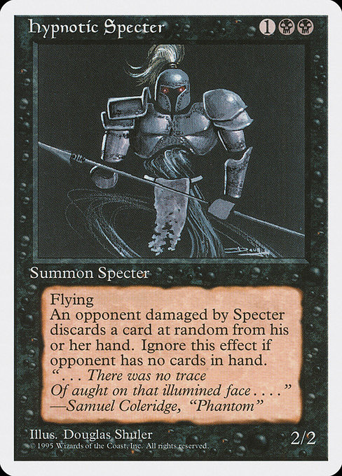 惑乱の死霊／Hypnotic Specter - MTGフレーバーテキストwiki | Magic